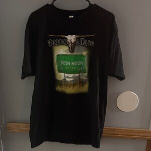 Tultex Black Tee with Neon Green Graphic